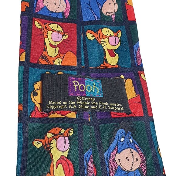 Disney Winnie The Pooh Character Tie Vintage Collectable Tigger Eeyore Disney - Picture 4 of 5